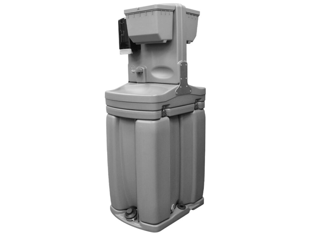 Portable handwashing station from Proper Site Services