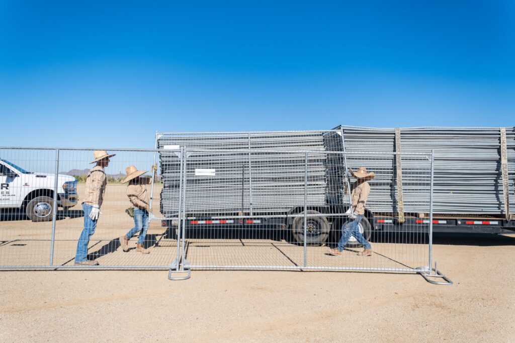 Temporary Fencing vs. Post-Driven Fencing