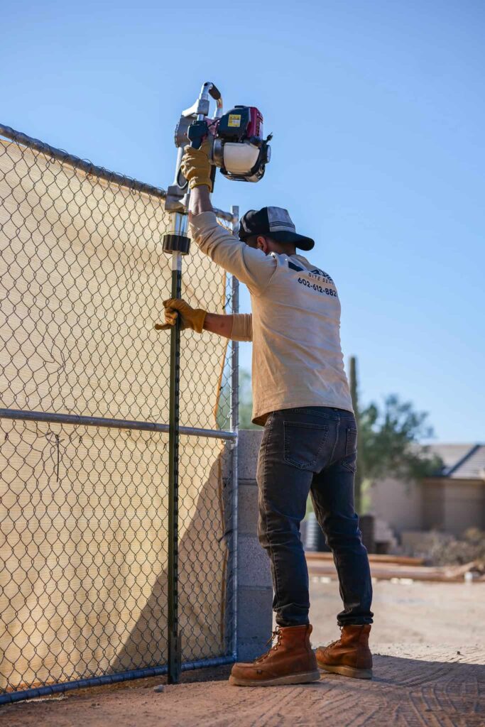 Temporary Fencing vs. Post-Driven Fencing