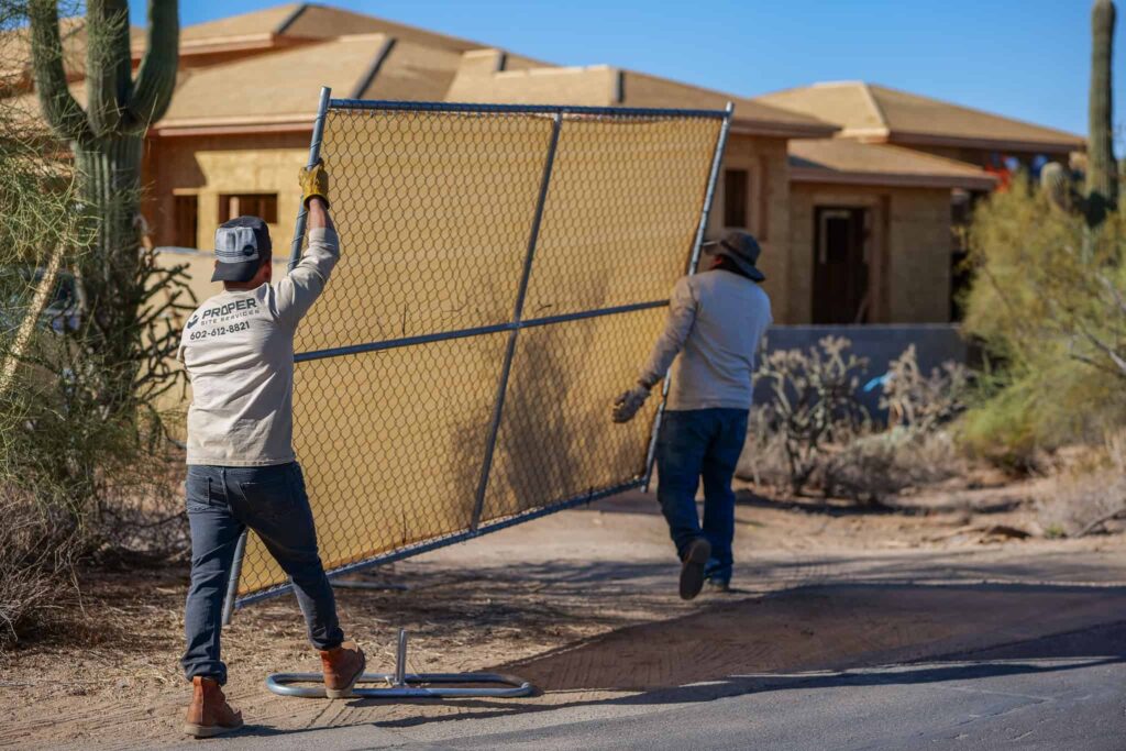 Temporary Fencing vs. Post-Driven Fencing